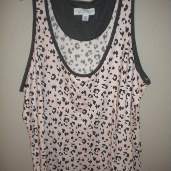 Live Love Lounge Women's Plus Size 3X Gray Pink 3 Piece Loungewear Set NWT - Picture 4 of 5